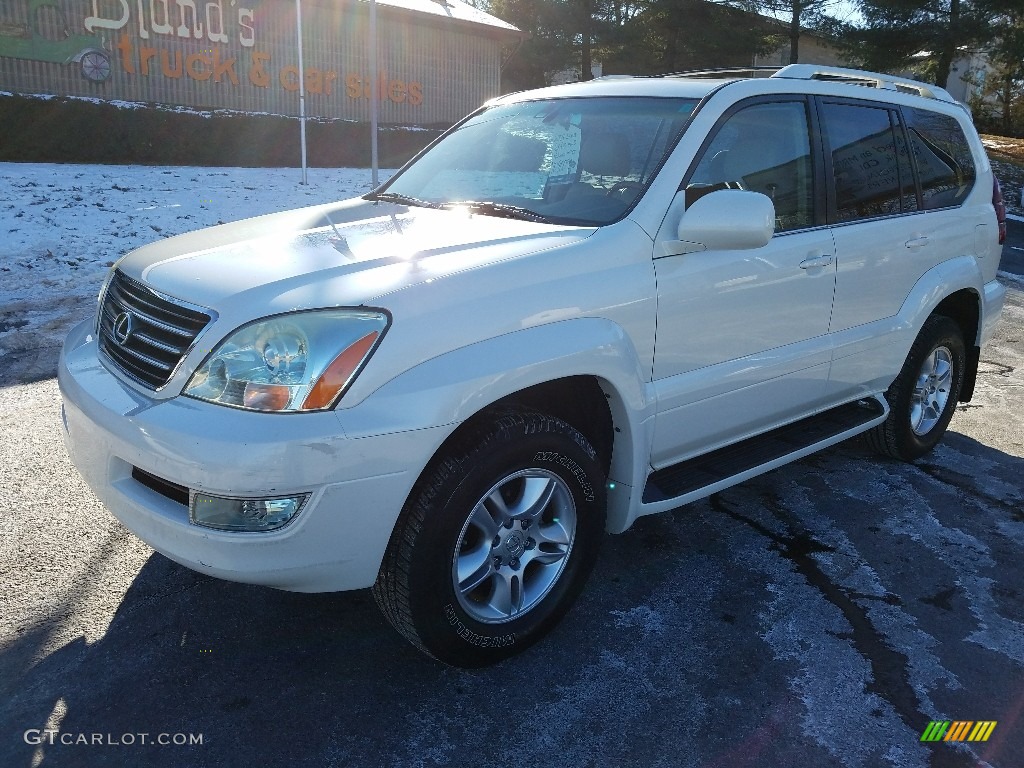 2005 GX 470 - Blizzard White Pearl / Ivory photo #2