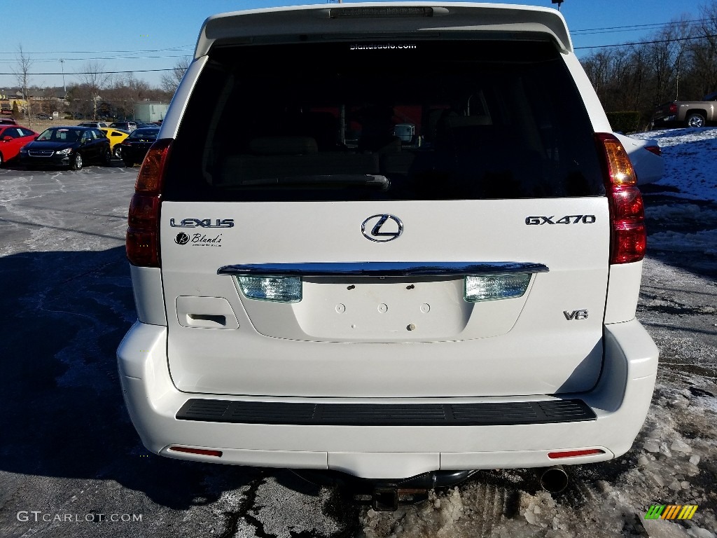 2005 GX 470 - Blizzard White Pearl / Ivory photo #4