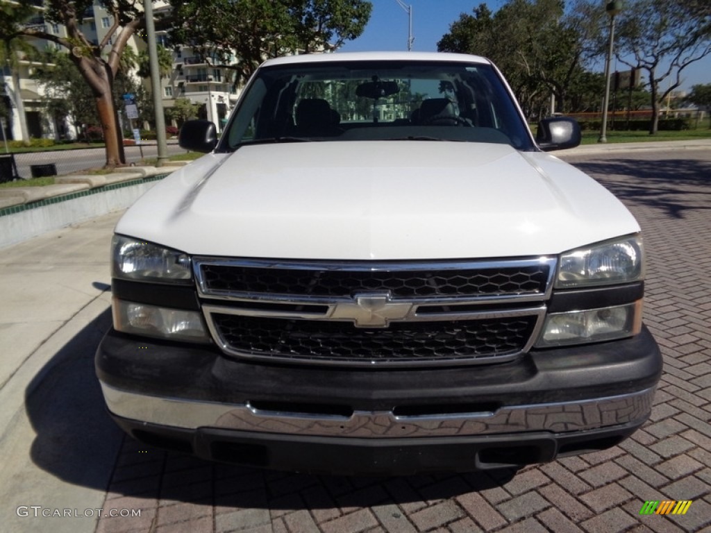 2007 Silverado 1500 Classic LS Extended Cab - Summit White / Dark Charcoal photo #15