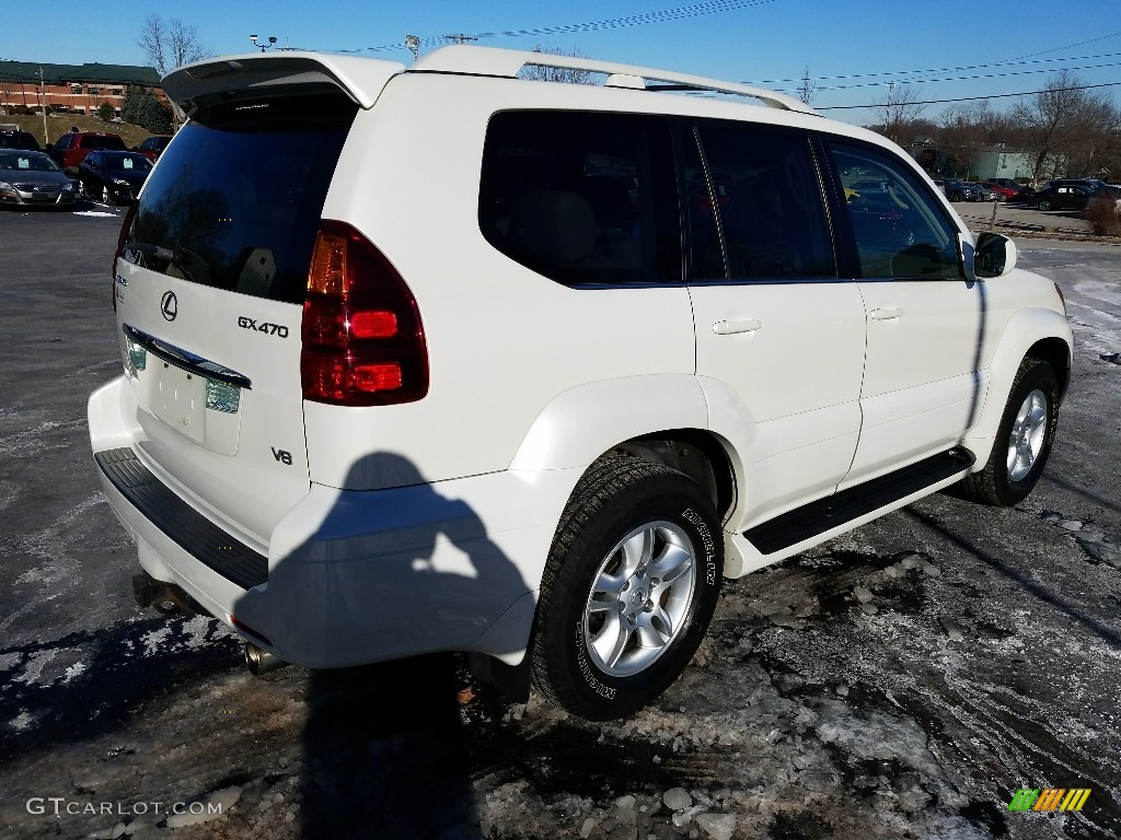 2005 GX 470 - Blizzard White Pearl / Ivory photo #7