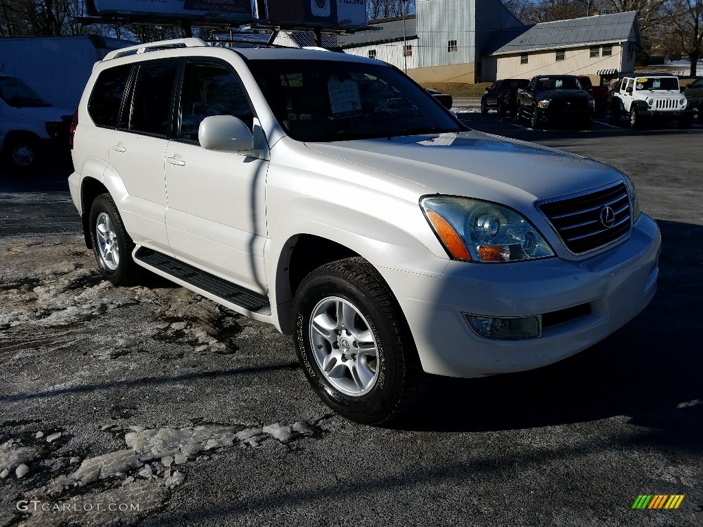 2005 GX 470 - Blizzard White Pearl / Ivory photo #9