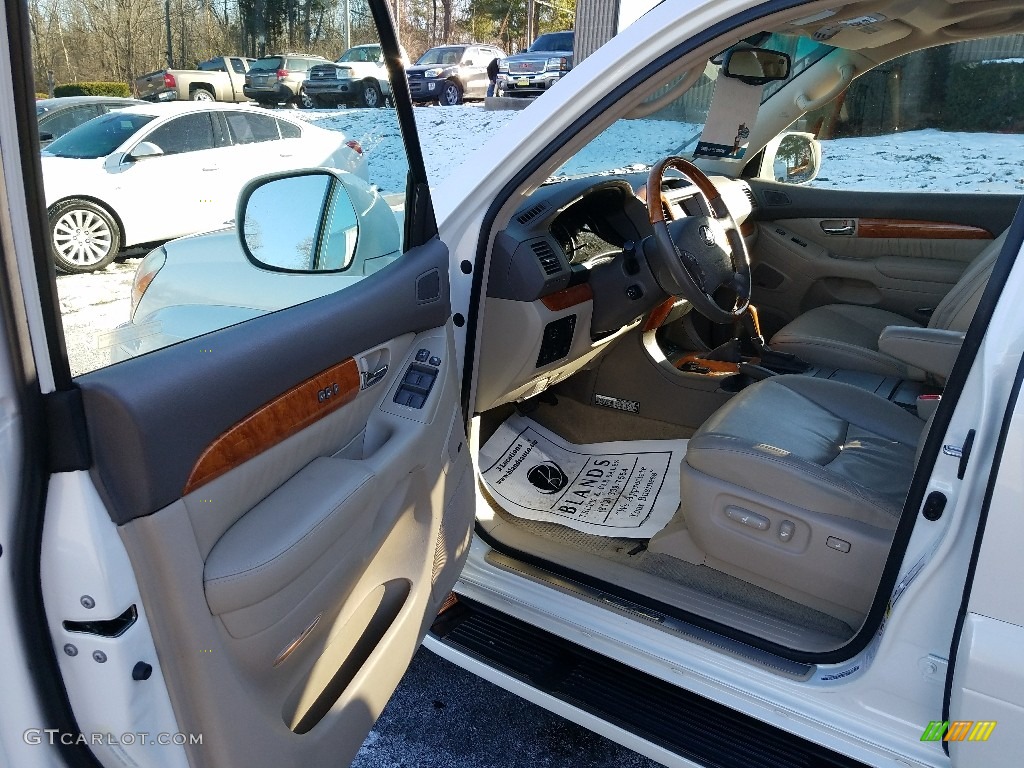 2005 GX 470 - Blizzard White Pearl / Ivory photo #11