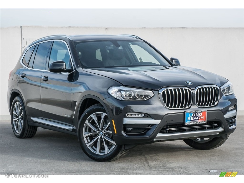 Dark Graphite Metallic 2018 BMW X3 xDrive30i Exterior Photo #124764386