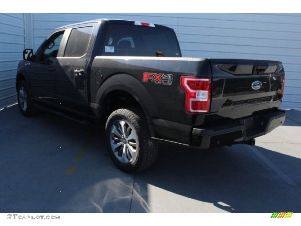 2018 F150 XL SuperCrew 4x4 - Shadow Black / Earth Gray photo #8