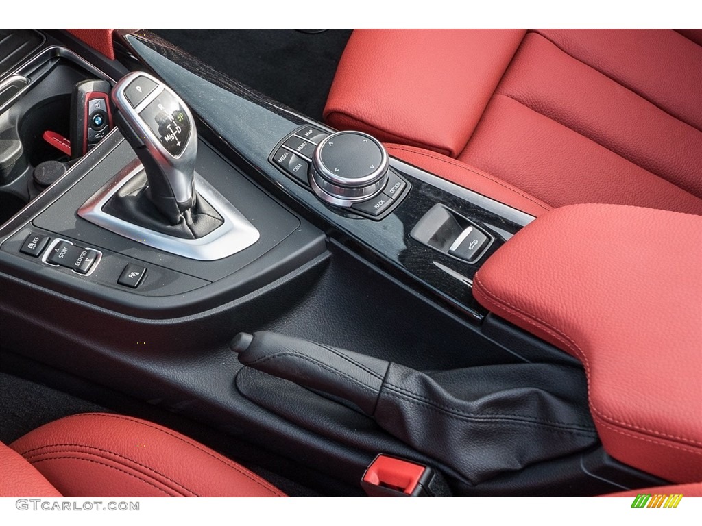 2018 4 Series 430i Convertible - Jet Black / Coral Red photo #7