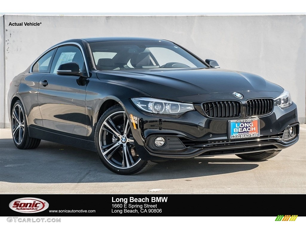 2018 4 Series 430i Coupe - Jet Black / Black photo #1