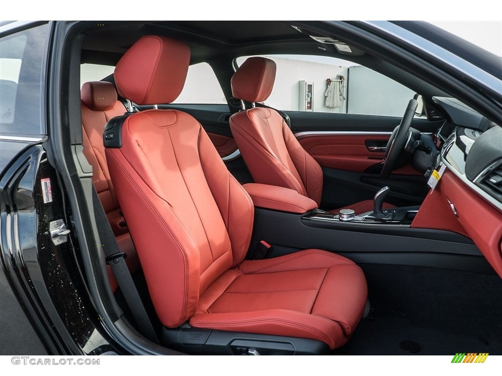 Coral Red Interior 2018 BMW 4 Series 440i Coupe Photo #124765696