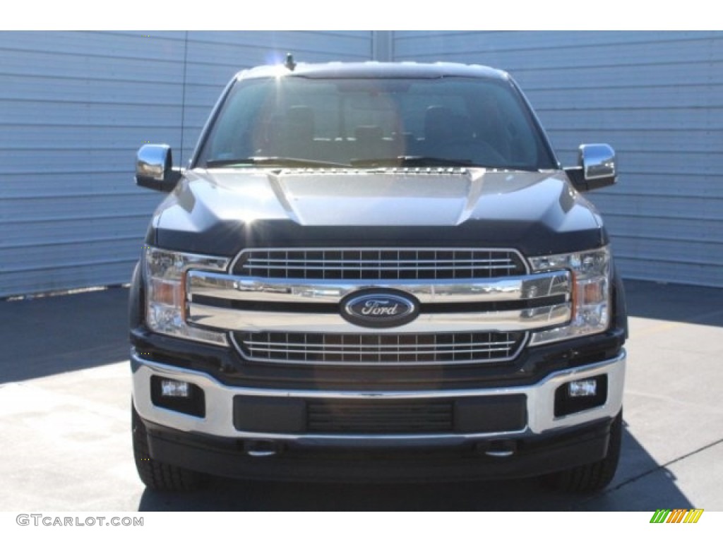 2018 F150 Lariat SuperCrew 4x4 - Shadow Black / Black photo #2