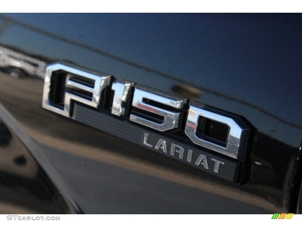 2018 F150 Lariat SuperCrew 4x4 - Shadow Black / Black photo #8