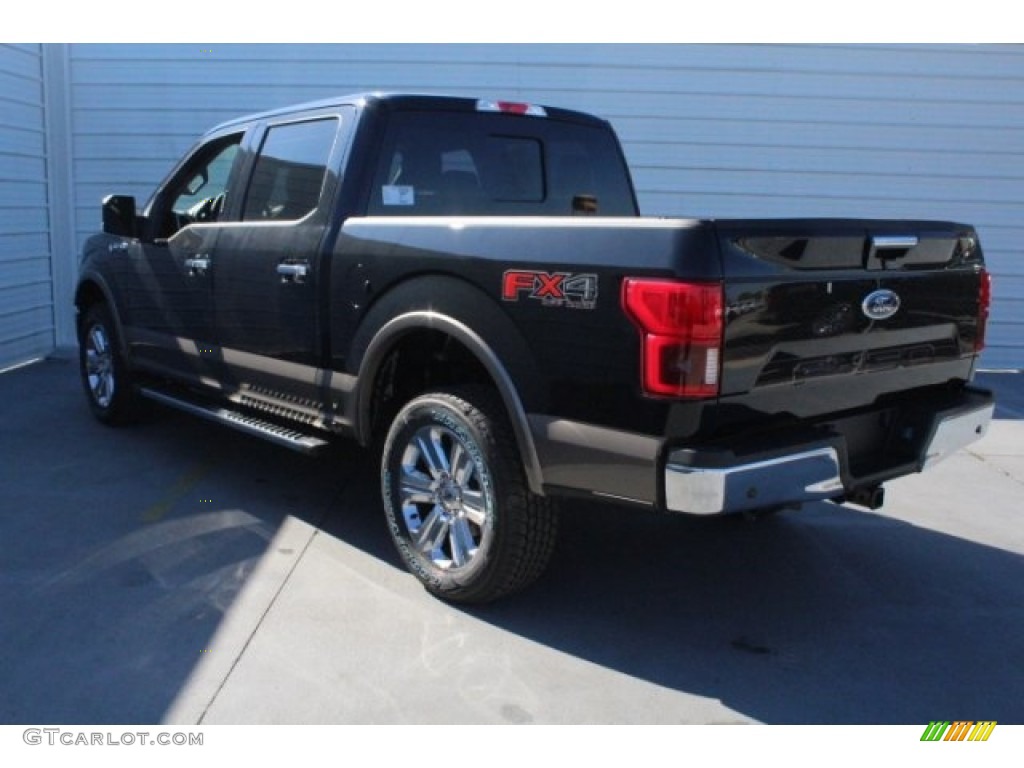 2018 F150 Lariat SuperCrew 4x4 - Shadow Black / Black photo #9