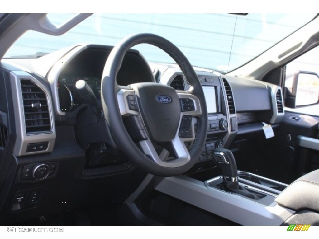 2018 F150 Lariat SuperCrew 4x4 - Shadow Black / Black photo #15