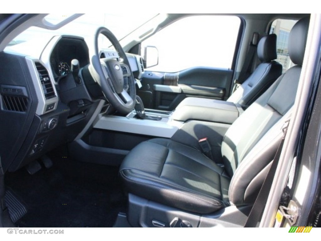 2018 F150 Lariat SuperCrew 4x4 - Shadow Black / Black photo #16