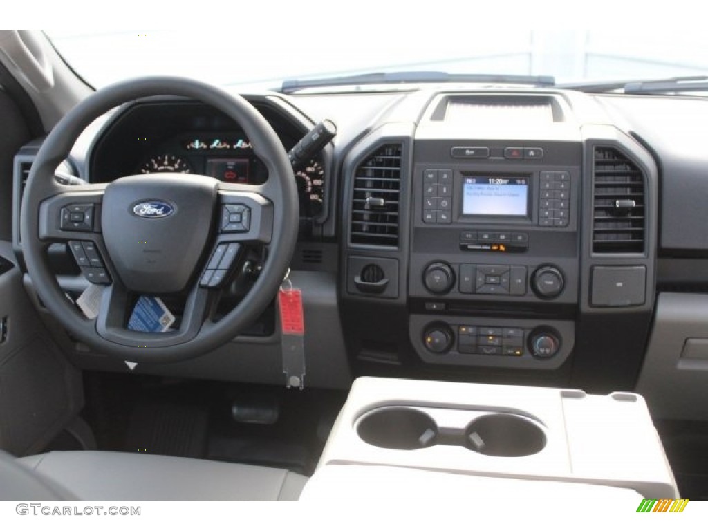 2018 Ford F150 XL Regular Cab Earth Gray Dashboard Photo #124767500