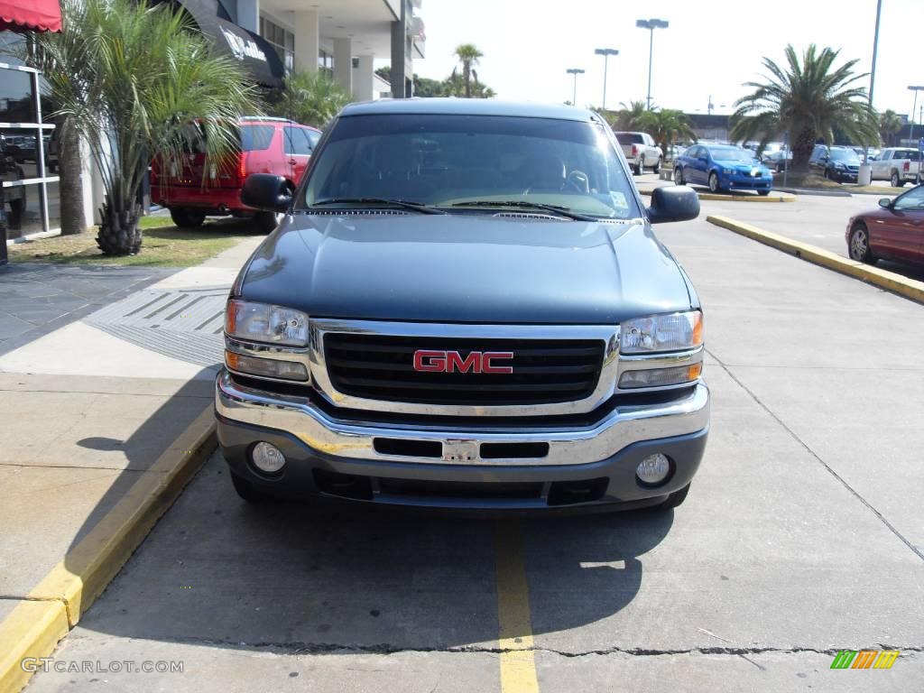 2006 Sierra 1500 SL Crew Cab - Stealth Gray Metallic / Pewter photo #5
