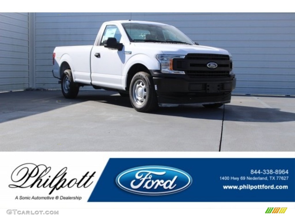 2018 F150 XL Regular Cab - Oxford White / Earth Gray photo #1