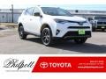 2018 Super White Toyota RAV4 SE  photo #1