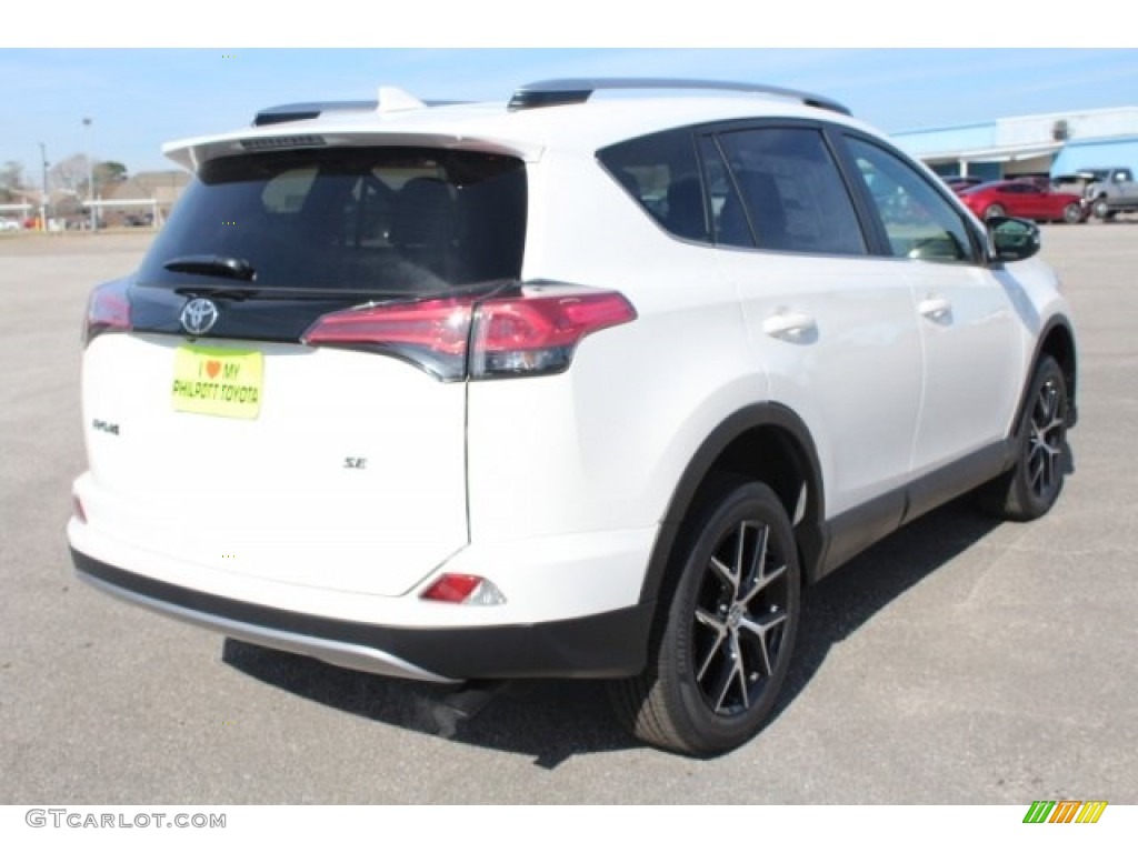 2018 RAV4 SE - Super White / Black photo #9