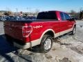2010 Red Candy Metallic Ford F150 Lariat SuperCab 4x4  photo #7