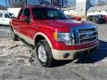 2010 Red Candy Metallic Ford F150 Lariat SuperCab 4x4  photo #11