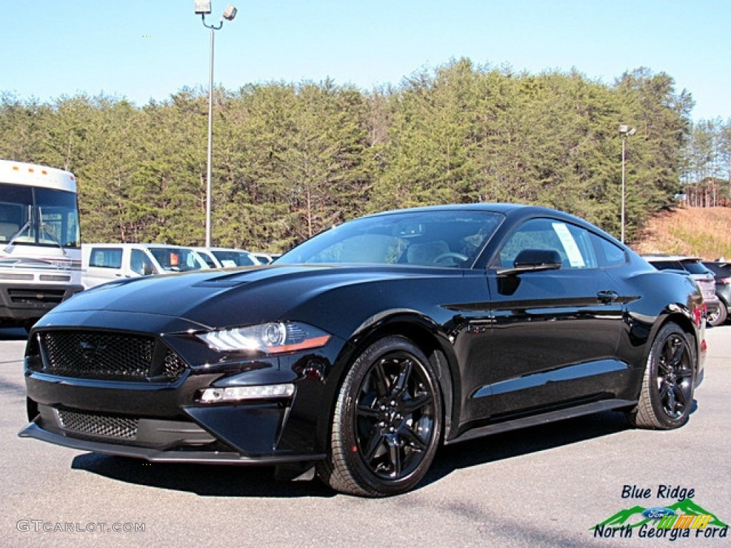 Shadow Black Ford Mustang