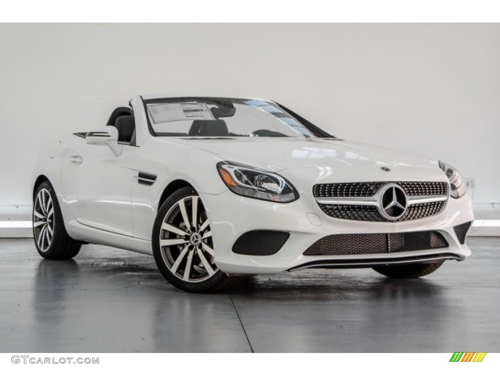 Polar White 2018 Mercedes-Benz SLC 300 Roadster Exterior Photo #124772549