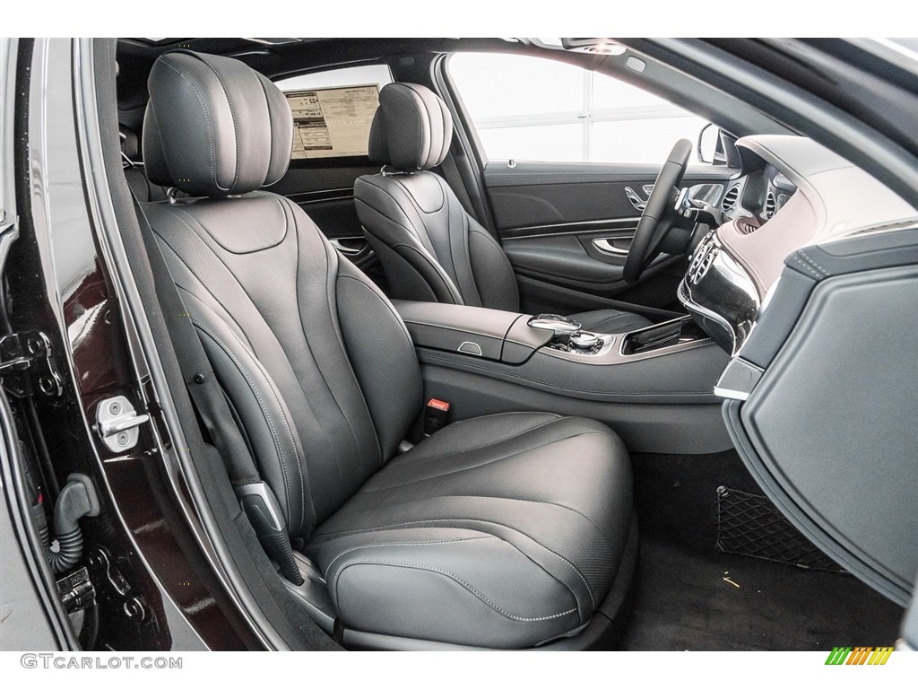 2018 S 450 Sedan - Ruby Black Metallic / Black photo #2