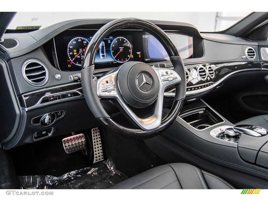 2018 Mercedes-Benz S 560 Sedan Black Dashboard Photo #124773104