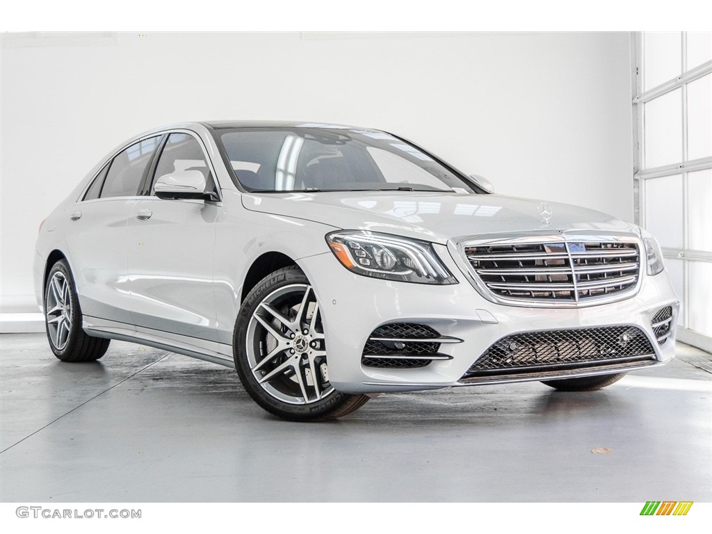 Iridium Silver Metallic 2018 Mercedes-Benz S 560 Sedan Exterior Photo #124773200
