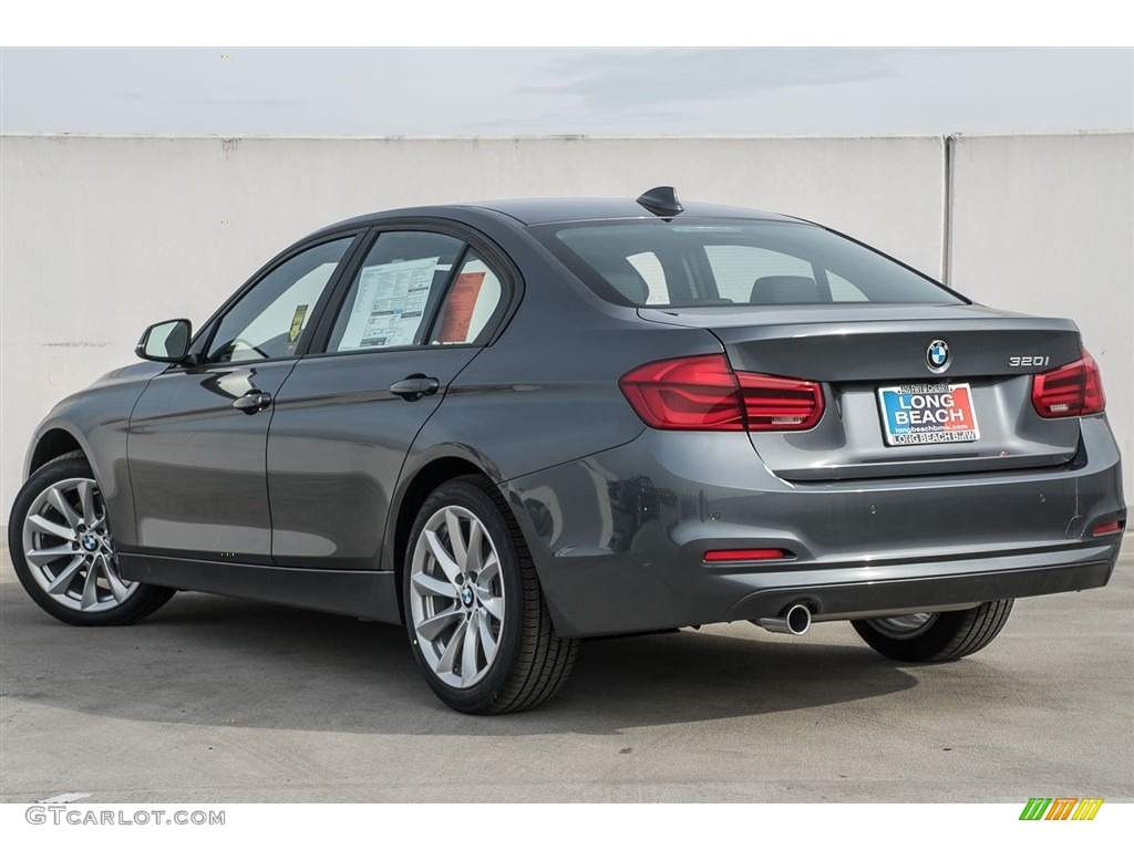 2018 3 Series 320i Sedan - Mineral Grey Metallic / Black photo #3
