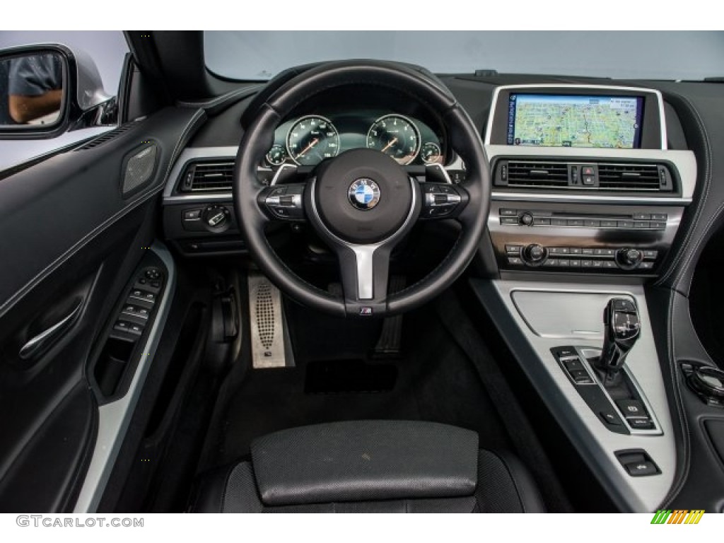 2015 6 Series 640i Convertible - Glacier Silver Metallic / Black photo #4