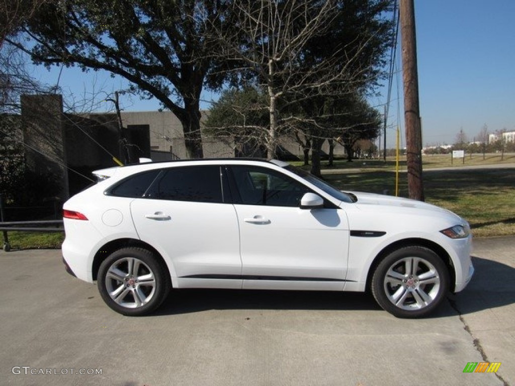 Fuji White 2018 Jaguar F-PACE 30t AWD R-Sport Exterior Photo #124775199