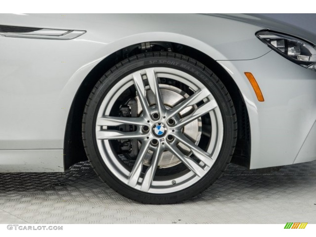 2015 6 Series 640i Convertible - Glacier Silver Metallic / Black photo #8