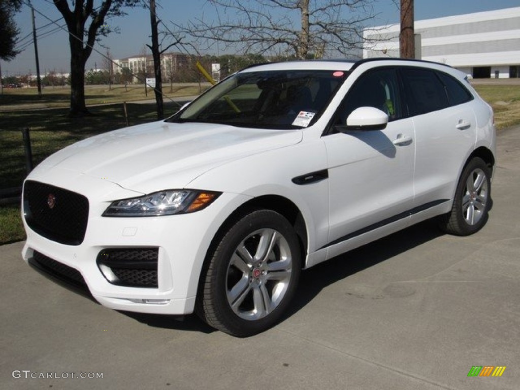 Fuji White 2018 Jaguar F-PACE 30t AWD R-Sport Exterior Photo #124775271