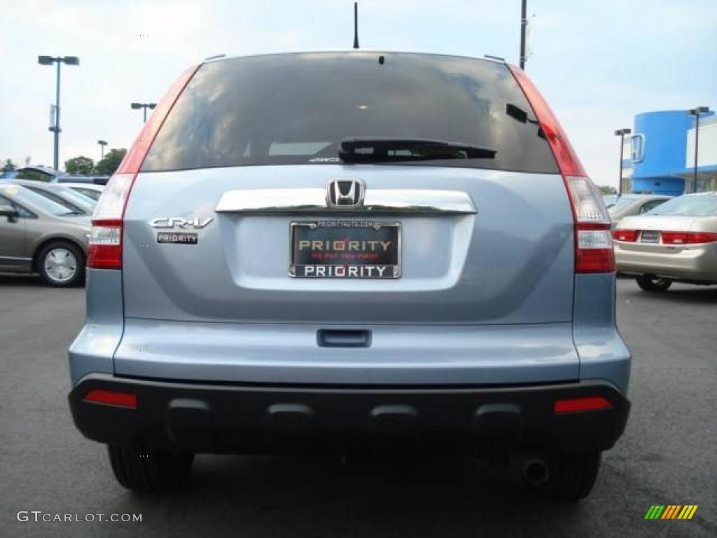 2008 CR-V EX 4WD - Glacier Blue Metallic / Gray photo #5