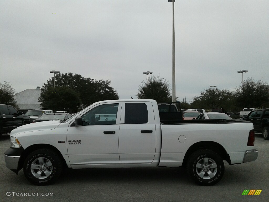 2018 1500 Tradesman Quad Cab - Bright White / Black/Diesel Gray photo #2