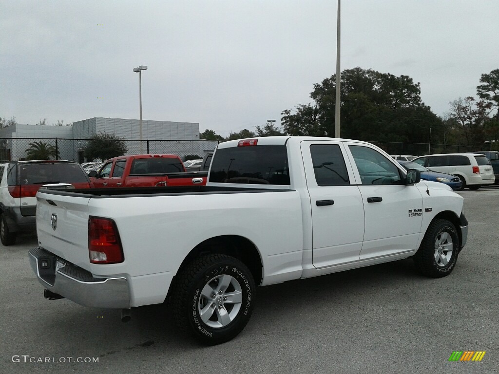 2018 1500 Tradesman Quad Cab - Bright White / Black/Diesel Gray photo #4
