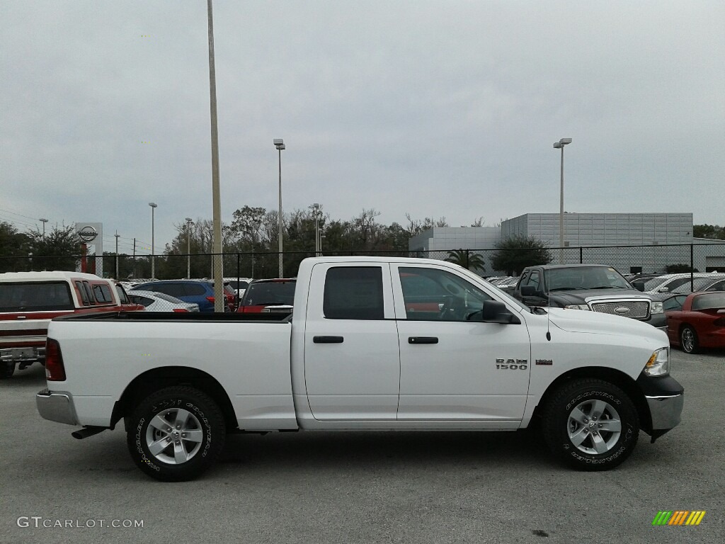 2018 1500 Tradesman Quad Cab - Bright White / Black/Diesel Gray photo #5