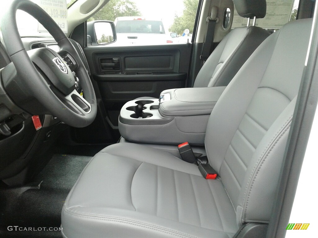 2018 1500 Tradesman Quad Cab - Bright White / Black/Diesel Gray photo #8