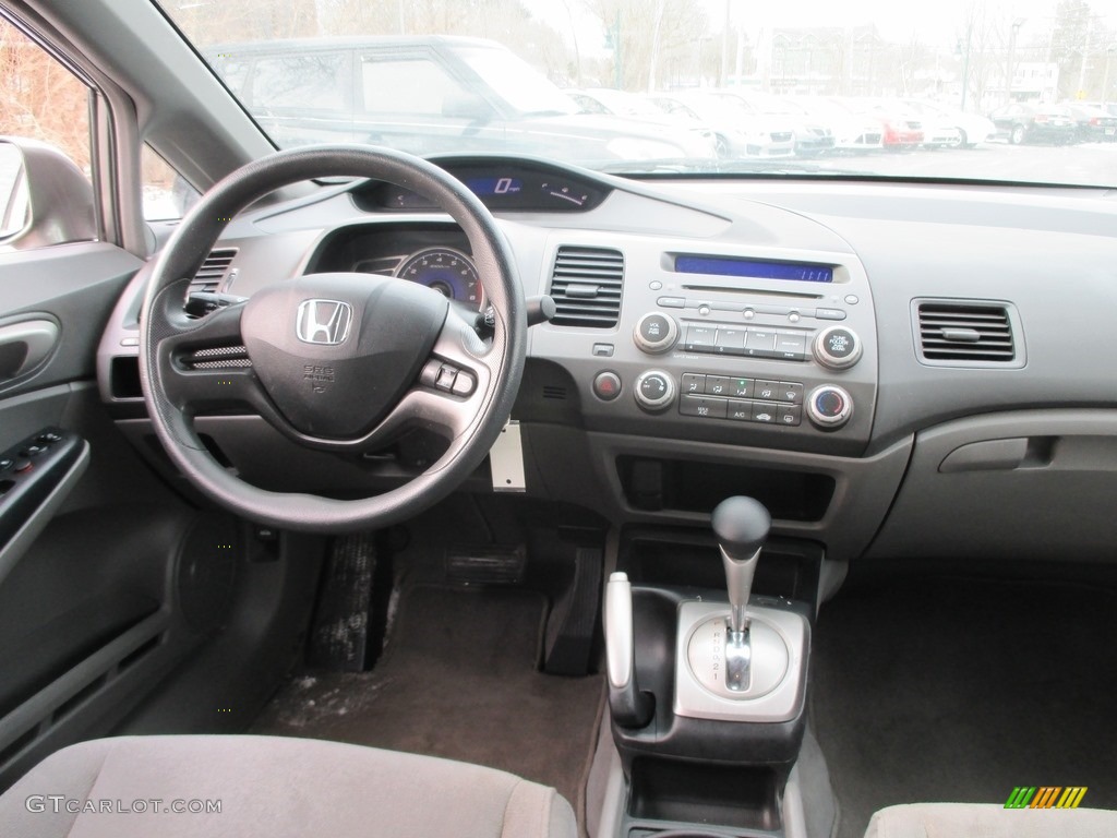 2008 Civic LX Sedan - Borrego Beige Metallic / Gray photo #10