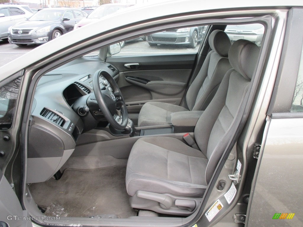 2008 Civic LX Sedan - Borrego Beige Metallic / Gray photo #12