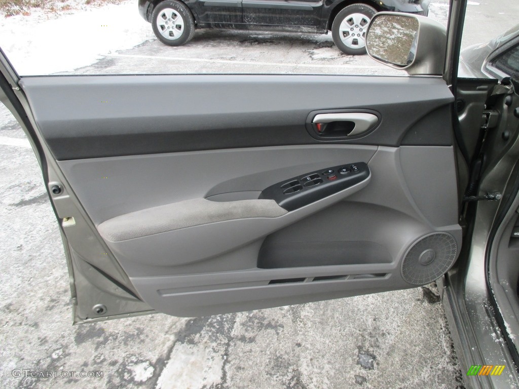 2008 Civic LX Sedan - Borrego Beige Metallic / Gray photo #13