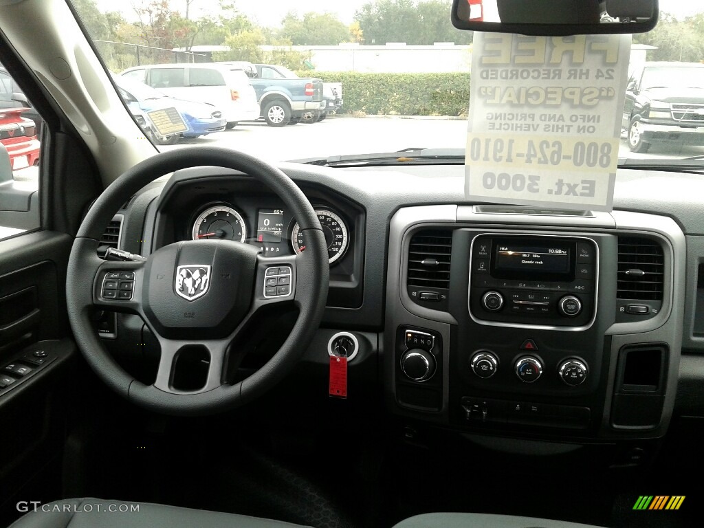 2018 1500 Tradesman Quad Cab - Bright White / Black/Diesel Gray photo #14