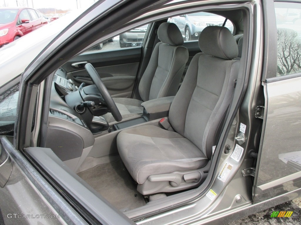 2008 Civic LX Sedan - Borrego Beige Metallic / Gray photo #15