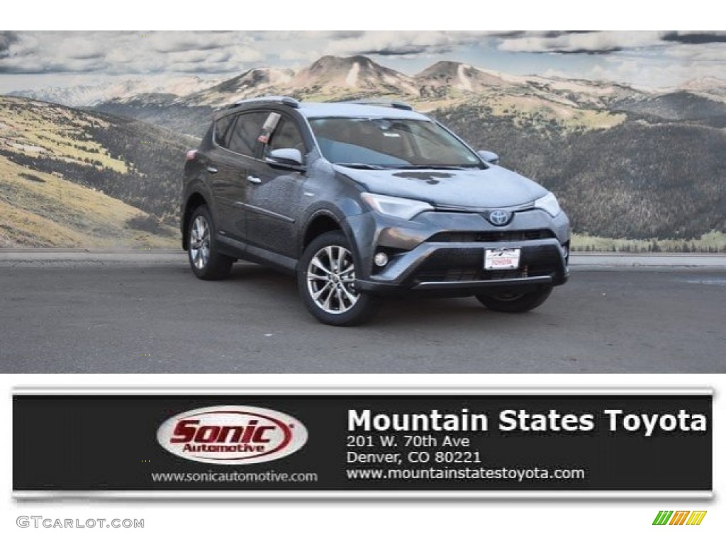2018 RAV4 Limited AWD Hybrid - Magnetic Gray Metallic / Black photo #1