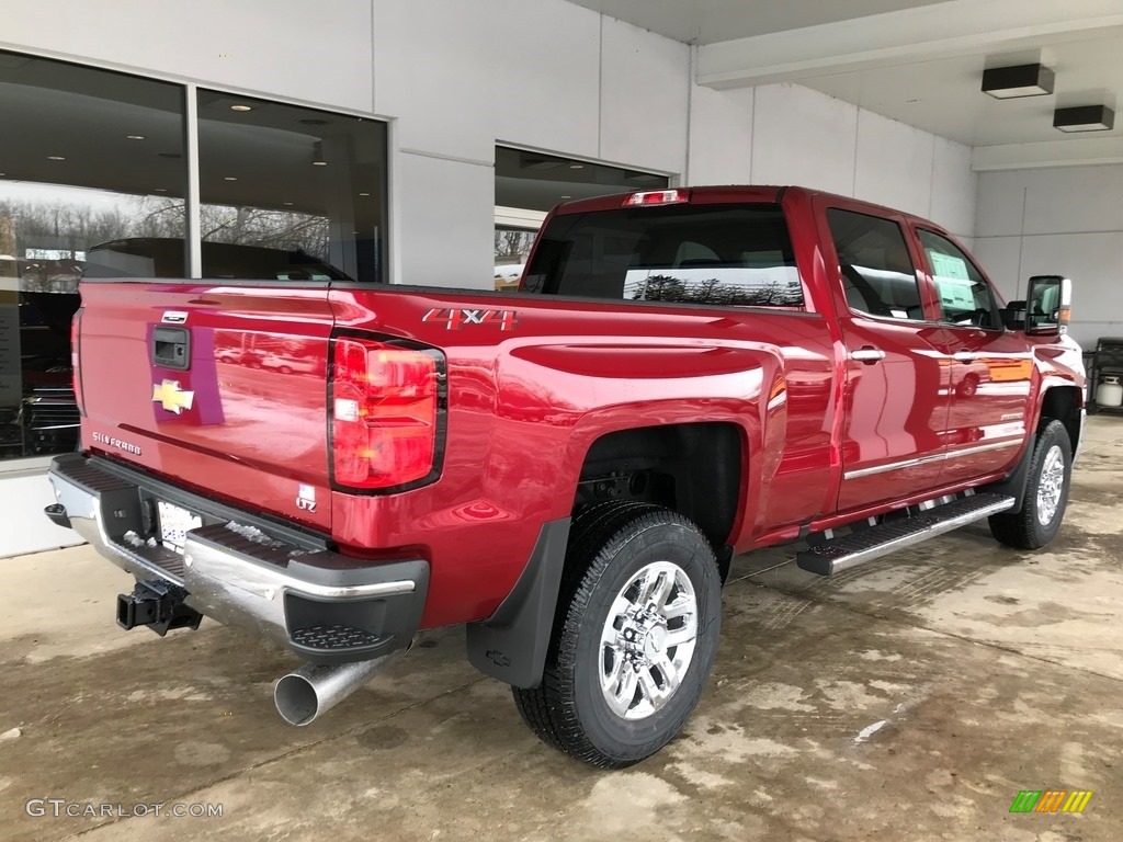 2018 Silverado 2500HD LTZ Crew Cab 4x4 - Cajun Red Tintcoat / Cocoa/­Dune photo #6