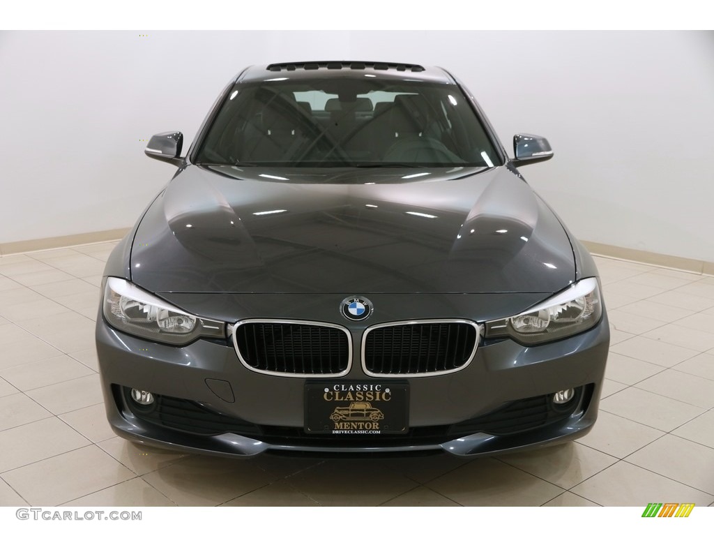 2015 3 Series 320i xDrive Sedan - Mineral Grey Metallic / Black photo #2