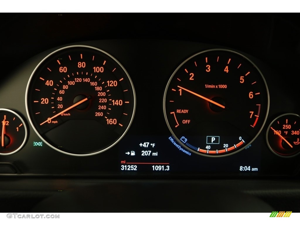 2015 3 Series 320i xDrive Sedan - Mineral Grey Metallic / Black photo #9