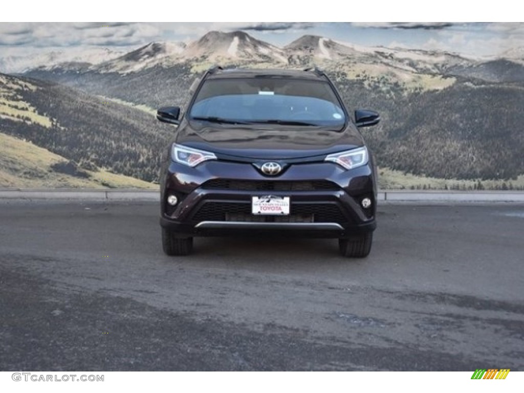 2018 RAV4 SE AWD - Black Current Metallic / Black photo #2