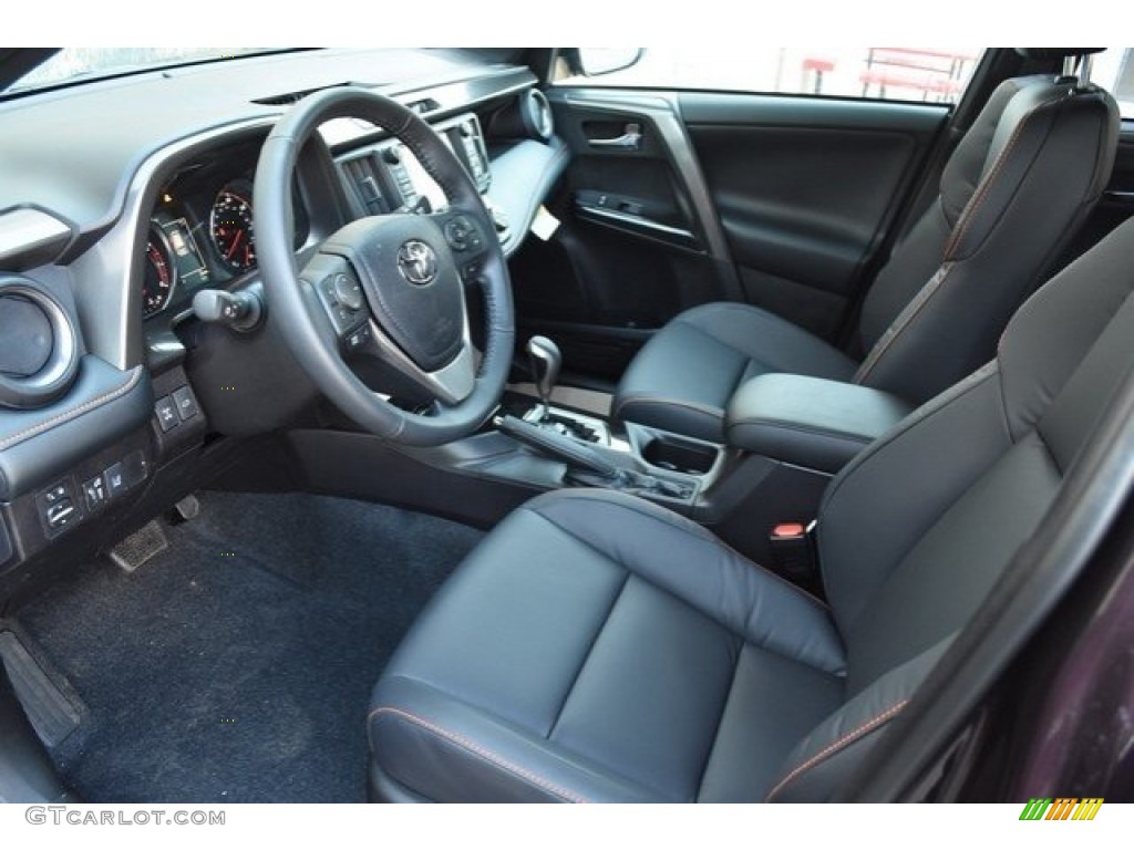 2018 RAV4 SE AWD - Black Current Metallic / Black photo #5