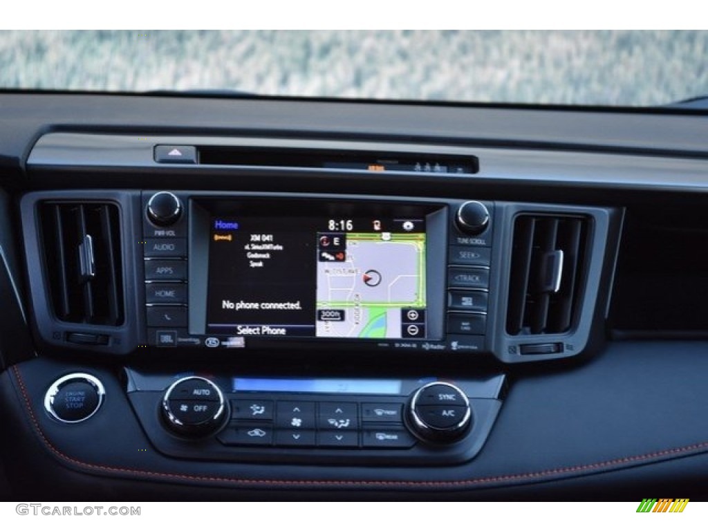 2018 RAV4 SE AWD - Black Current Metallic / Black photo #6